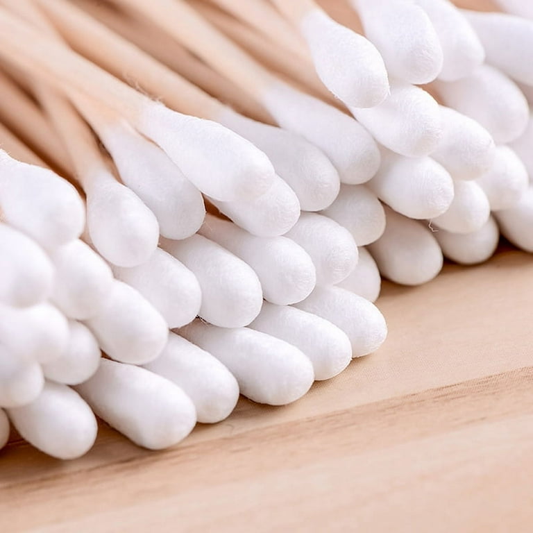 6 Inch Long Cotton Swabs of Medium and Large Pets Ears Cleaning or Makeup  100pcs