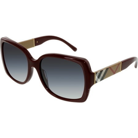Women's Gradient BE4160-34038G-58 Red Square Sunglasses