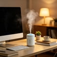 thumbnail image 5 of FastXmas Portable Mini Humidifier USB Desktop Cool Mist Humidifier With Changing Night Light Large Mist Volume Quiet & Small Humidifier For Car Home Office Bedroom, 5 of 8