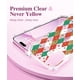 thumbnail image 3 of Funda GVIEWIN para iPhone 16 Plus de 6.7 pulgadas, transparente con forma de diamante navideño, 3 of 7