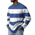 thumbnail image 4 of OIOLOYJM Mens Waffle T Shirts Casual Solid Color Long-Sleeve Knitted Shirts Crewneck Basic Pullover Tops Summer Work Clothes White XL, 4 of 4