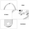thumbnail image 5 of 50pcs Photo Frame Hooks Heavy Duty Hole Picture Frame Hooks Hangers (Silver), 5 of 5