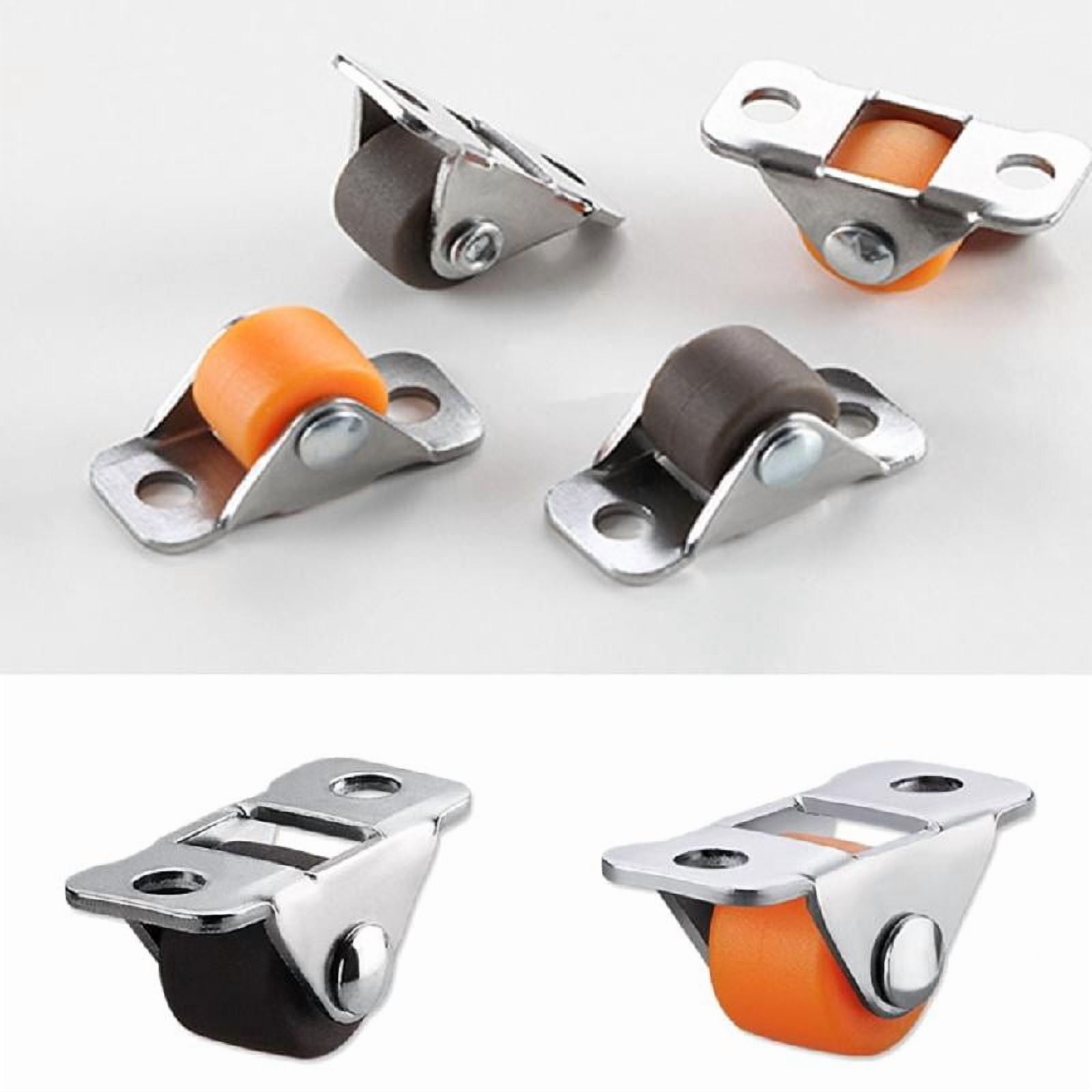 4pcs Small Furniture Casters Rubber Wheel Floor Protections for Easy Movement Of Small Furniture