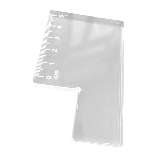 Regla de posicionamiento de sellos, tablero para colorear de sellos de goma con escala, posicionamiento de sellos 6x9cm