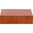 thumbnail image 4 of Quality Importers 20 Cigar Travel Humidor - Burl, 4 of 5