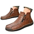 thumbnail image 3 of Men's Ankle Boots Winter Insulated Boots with Casual Hiking Footwear for Outdoor Adventures, 3 of 9
