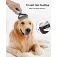 thumbnail image 2 of Hair Removal Comb For Dogs Cat Detangler Fur Trimming Deshedting Deshedding Brush Care Tool For Felted Long Hair Curly Pet, 2 of 5