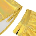 thumbnail image 5 of HDE Girl's Metallic Skater Skort Dance Athletic Shiny Holographic Scooter Skirt, 5 of 6