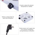thumbnail image 4 of Compact and Portable Countertop Burner- Countertop Double Cast Iron Burner 2000 Watts Electric Hot Plate Temperature Controls White, 4 of 4