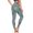 Green, variant on Lovskoo 2024 High Waisted Push Up Yoga Pants Casual Women Happy Easter Printed Gradient Span Ladies Wide Leg Trousers Long Pants Sky Blue