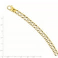 thumbnail image 3 of Primal Gold 14 Karat Two-tone 7.5mm Fancy Link Bracelet, 3 of 6