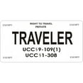 thumbnail image 1 of Right To Travel Traveler Photo License Plate, 1 of 1
