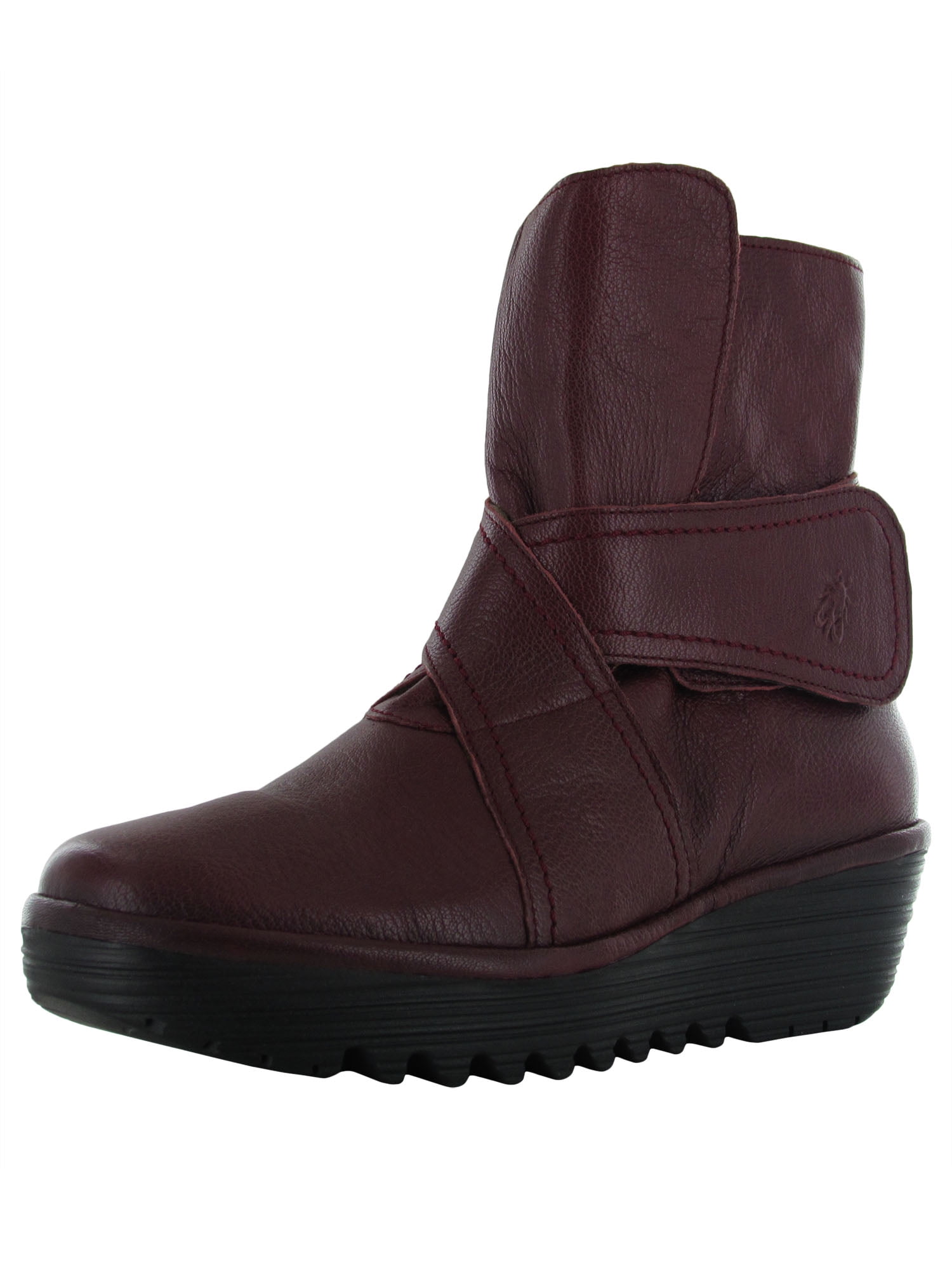 FLY London Womens Rada Leather Wedge 