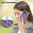 thumbnail image 5 of Feishell Wallet Case for iPhone 14 Pro Max, Premium Magnetic PU Leather Kickstand RFID Blocking Flip Case with Card Slots Wrist Strap Folio Case For iPhone 14 Pro Max, Purple, 5 of 6