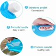thumbnail image 2 of 2-Pack Foldable Water Storage Bag, 10L Portable Collapsible Water Container for Outdoor Activities, Camping, Hiking, Picnic, and BBQ Use, 2 of 5