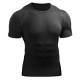 thumbnail image 1 of Camiseta deportiva de verano de manga corta para hombre, camiseta ajustada de cuello redondo y manga corta, 1 of 1