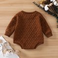 thumbnail image 4 of Gibobby Mamelucos para bebe niño polar de manga larga para niños y niñas, mono liso, sudadera para recién nacidos, monos, ropa(A, 9-12 Meses), 4 of 5