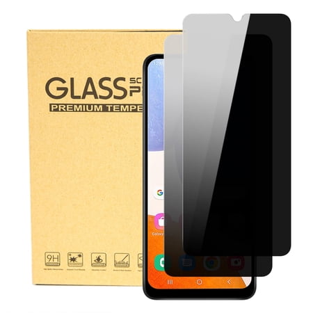 Hotpom Privacy Screen Protector for Samsung Galaxy A14 5G - Anti-Spy, Easy Installation, Case-Friendly Tempered Glass, 2 Pack