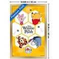 thumbnail image 3 of Disney Winnie the Pooh - 100th Anniversary Group Wall Poster, 14.725" x 22.375" Framed, 3 of 5