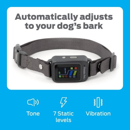 PREMIER PET BARK COLLAR WITH DIGITAL DISPLAY, MULTIPLE CORRECTIONS, INCLUDING TONE, VIBRATION AND STATIC STIMULATION