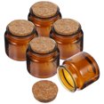 thumbnail image 1 of LABELEPH 5Pcs Mini Glass Bottles Clear Glass Vials for Craft Enthusiasts, 1 of 5