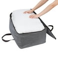 thumbnail image 4 of Unique Bargains 1 Pack Clothes Storage Bags Moving Bags Light Gray 24*16*10in, 4 of 7