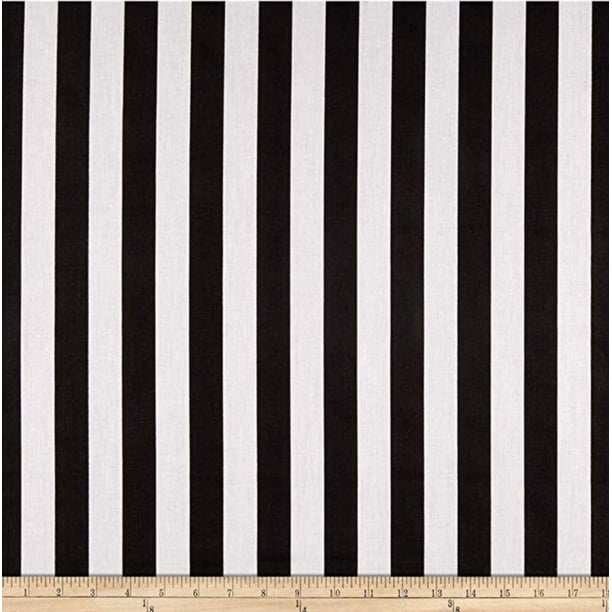 Striped 1 Inch Poly Cotton Fabric by the 5, 10, 15 and 20 Yard