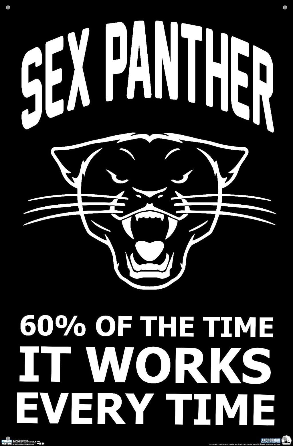 Anchorman - Panther Wall Poster with Pushpins, 22.375" x 34"