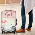 thumbnail image 4 of Every Fart is Love Note Persian Guilty Face Happy Valentine's Travel Luggage Cover Cat Lover Kitten Owner Gifts Suitcase Dust Protective Decor - 01016, 4 of 5