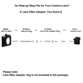 thumbnail image 4 of Anillos adaptadores Matte Box LingoFoto Step Up 46/49/52/55/58/62/67/72/77/82/86-95 mm, 4 of 6