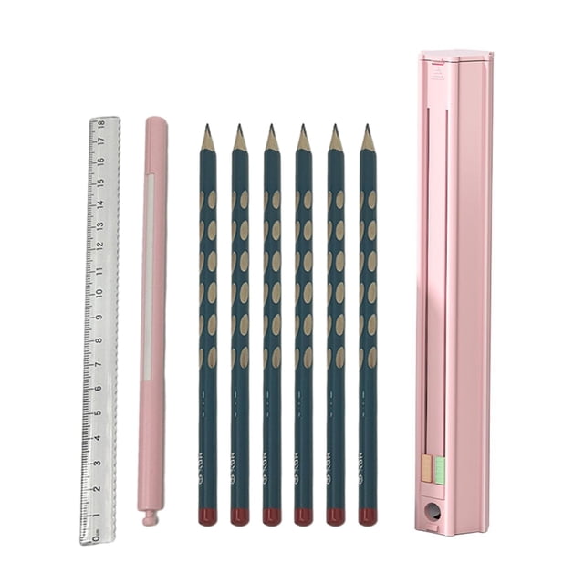 Writing case,Box With 6 With 6 Pencils Box Set With Pencil And Pen Stationery Box Set And Pencil And Pencil Box Pen Stationery Box Set With And 6 Pencils Pen With And Pencil Huiop Pencil Cute Ca