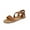 Brown, variant on Anuirheih Women's Fashion Casual Flat Crystal Beach Comfortable Buckle Strap Sandals Shoes Sandals Women (Black)