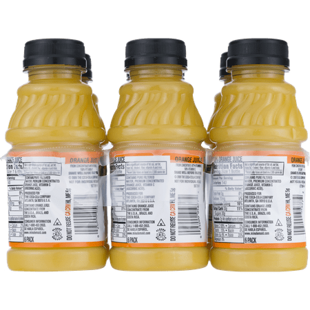 Minute Maid 100% Orange Juice, 10 Fl. Oz., 6 Count - Best ...