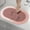 Pink, variant on Luxcidy Modernized Magic Mat Bathroom, Modernized Bath Mat, Bath Mats for Bathroom, Bathroom Mat Quick Dry, Non Skid Waterproof Comfort Standing Rugs (Oval, 16x24in)