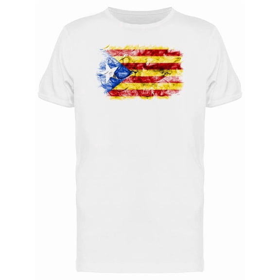 Catalonia Smoky Flag Tee Men's -Image by Shutterstock