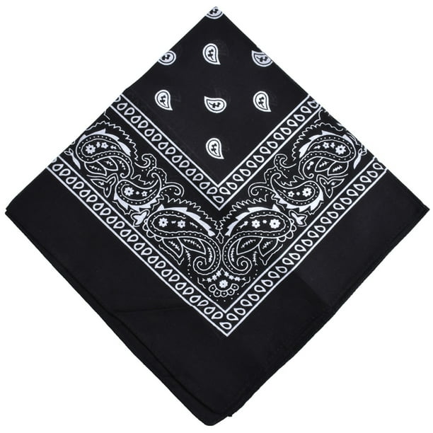 Vintage Women Men Square Scarf Kerchief Retro Print Multi Vintage Women Men Square Scarf Kerchief Retro Print Multi
