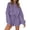 Purple, variant on Pajama Sets for Women Two Piece Outfits Long Sleeve Sweatshirts Lounge Sets Casual Tops and Shorts Fall Outfits