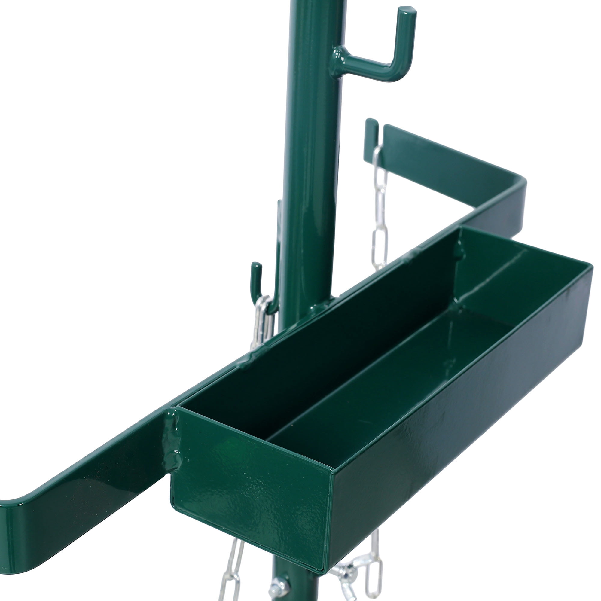 Heavy Duty Cylinder Cart With 440 Lbs Capacity, Compact Dual Oxygen Tank Hand Truck, 10 Inch Solid Rubber Wheels, Durable Metal Design For Secure Gas Cylinder Storage And Mobility