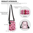 thumbnail image 6 of HELLHERO Strawberries Women Crossbody Bag Double-layer Adult for Casual Use 4.33"x1.97"x7.09", 6 of 7