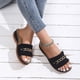 thumbnail image 5 of Amzcrzy Zapatos de mujer,Zapatos de mujer,Zapatillas de mujer, Zapatillas de verano para mujer, cómodas e informales, con tacón bajo y borlas decorativas Sandalias Mujer Zapatillas De Casa, 5 of 8