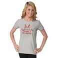 thumbnail image 3 of Heartbeat of a Hunter Cute Womens Slim Fit Graphic Tee Brisco Brands M, 3 of 5