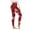 Red, variant on Lovskoo Straight Leg Yoga Pants for Women Casual Printed High Waist Loose Red