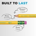 thumbnail image 6 of Ticonderoga My First Pencils, with Sharpener, Presharpened, #2 HB .4 mm, Yellow, 4 Count (5 Pieces), 6 of 6