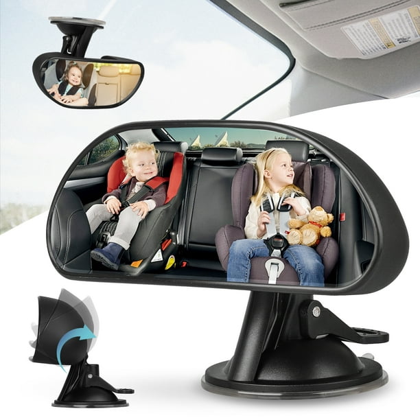 Baby Car Mirror Suction Cup Baby Backseat Mirror for Car Universal