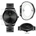 thumbnail image 2 of Mens Watch, Minimalist Fashion Watches for Men Waterproof Quartz Watch with Stainless Steel Strap - Gift for Men, 2 of 7