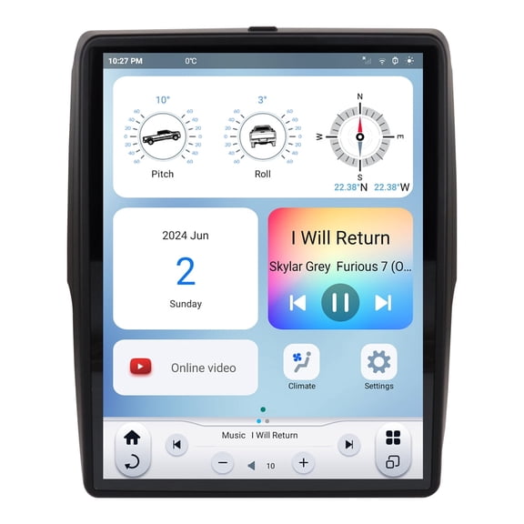Linkswell | 2013-2018 Dodge Ram 1500-4500 / 2019  1500 Classic Generation 6 T-Style Radio