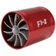 thumbnail image 5 of Turbina Doble Turbocompresor Ventilador de Ahorro Combustible Gas AdmisióN Aire para AutomóVil (Rojo), 5 of 5
