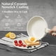 thumbnail image 4 of Juego de ollas y sartenes de cerámica antiadherentes, color beige, blanco, 7 piezas de utensilios de cocina antiadherentes con mango desmontable, juego de utensilios de cocina de inducción, 4 of 4