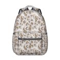 thumbnail image 1 of Yellow Sunflower Print Ergonomic Backpack - Waterproof & Spacious for School & Travel, 1 of 6