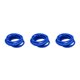 thumbnail image 5 of Qarigey 10 piezas bandas para el cabello Bling elástico Topknot soporte sólido Scrunchies sin costuras para mujeres accesorios de estilo azul Type1 NO1, 5 of 6